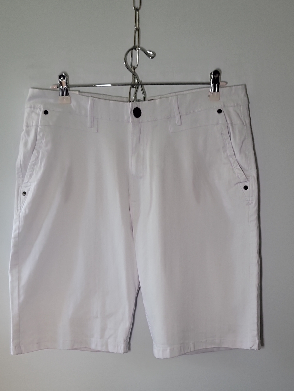 Men's White Jean Shorts - Classic Summer Staple